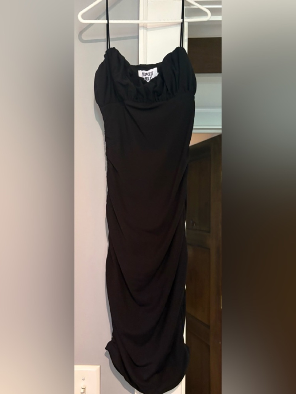Princess Polly Black Midi Dress